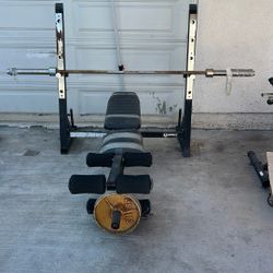 Adjustable Weight Bench With Different Weight