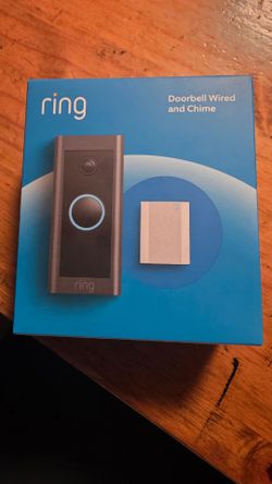 Ring Doorbell Wired and Chime Bundle