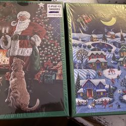New Christmas Oversized 500 Piece Puzzles 