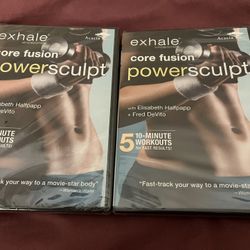 Exhale Core Fusion Powersculpt DVDs