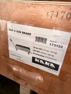 KAKA W-3616Z Pan & Box Brake