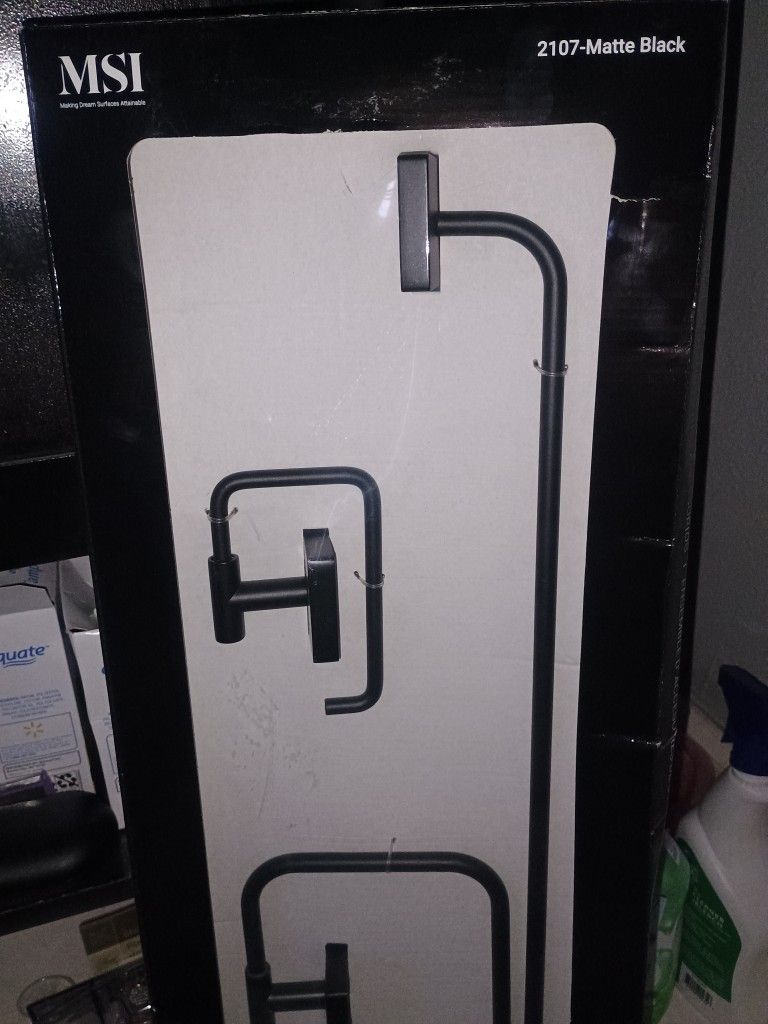 3 Piece Black Bathroom Hardware Set