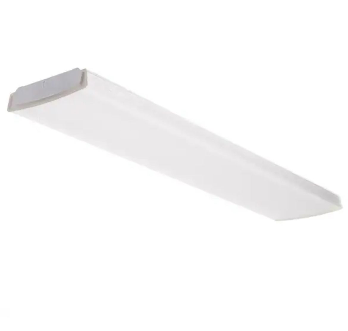 Lithonia Lighting Contractor Select 48-in. 4000 Lumens Integrated LED White Low Profile Flush Mount Wraparound Light