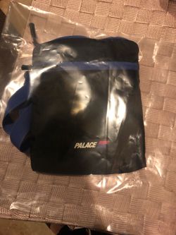 Palace black/blue side bag