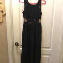 Long Black Prom dress