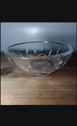 WATERFORD CRYSTAL BOWL - NUT DISH  6"×2"