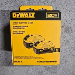 Dewalt 20v 6.0 Battery Pack 