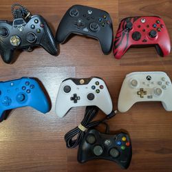 Lot of 3rd party Xbox Series X/S Xbox One and a Xbox 360 controllers - Untested