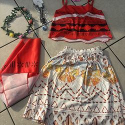 Moana Costume Size 9/10 New 