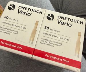 Brand new diabetic one touch verio test strips!!!