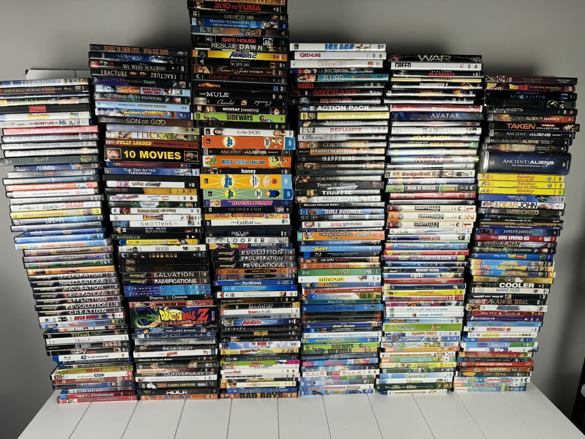DVD And Blu-ray Collection 333 Total 