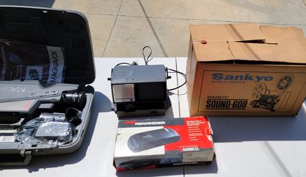 Vintage Filming Equipment, Magnavox, Keystone, Sankyo