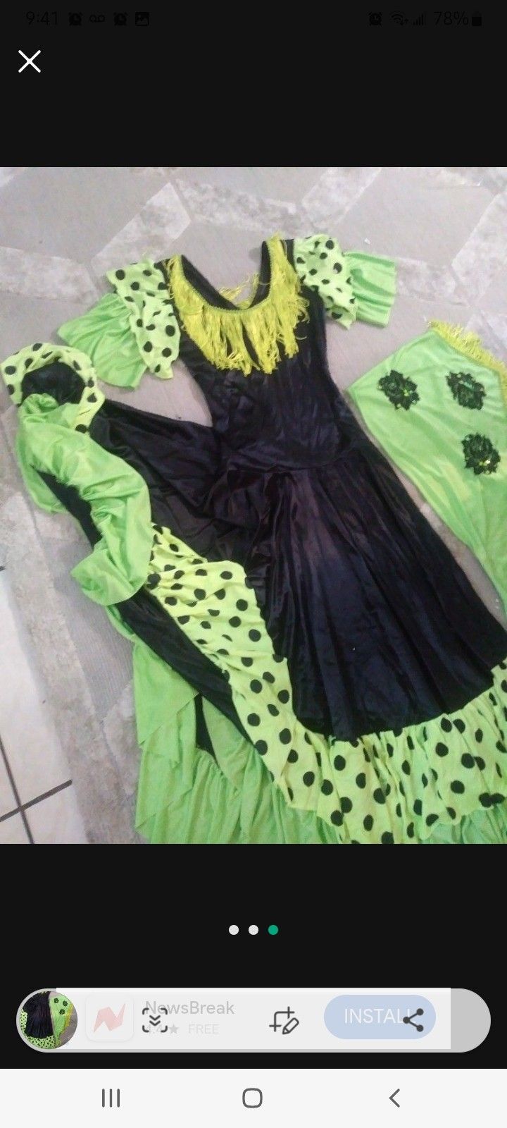 Flamenco Dancer Costume