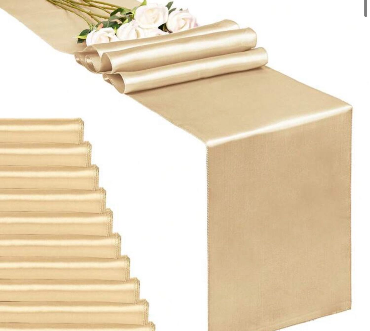 Champagne Gold Table Runner 20 Pcs