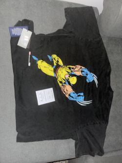 Kith for X-Men Box Logo Wolverine Tee Black for Sale in