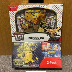 Pokemon Surging Sparks + 151 Zapdos Ex Box. New!