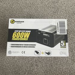 K KRIËGER 600 Watt Voltage Transformer