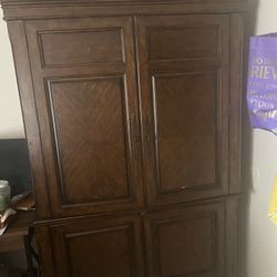 Wood Armoire