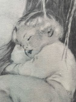 Vintage Original Lithograph Print