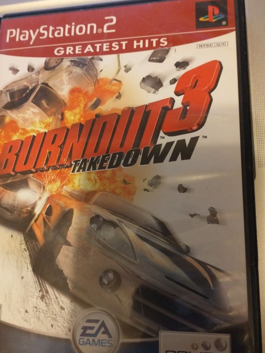 PS2 Game Burnout 3: Takedown