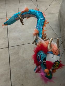 Chinese dragon puppet
