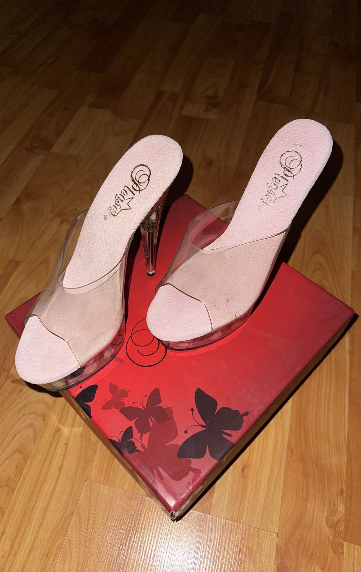 Clear Heels