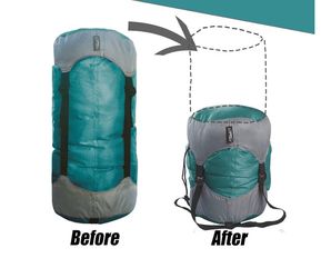 Compression bag for camping, hiking