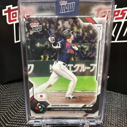 2026 Topps Now Encased #WB4 Shohei Ohtani 1st Career World Classic Grand Slam Team Japan