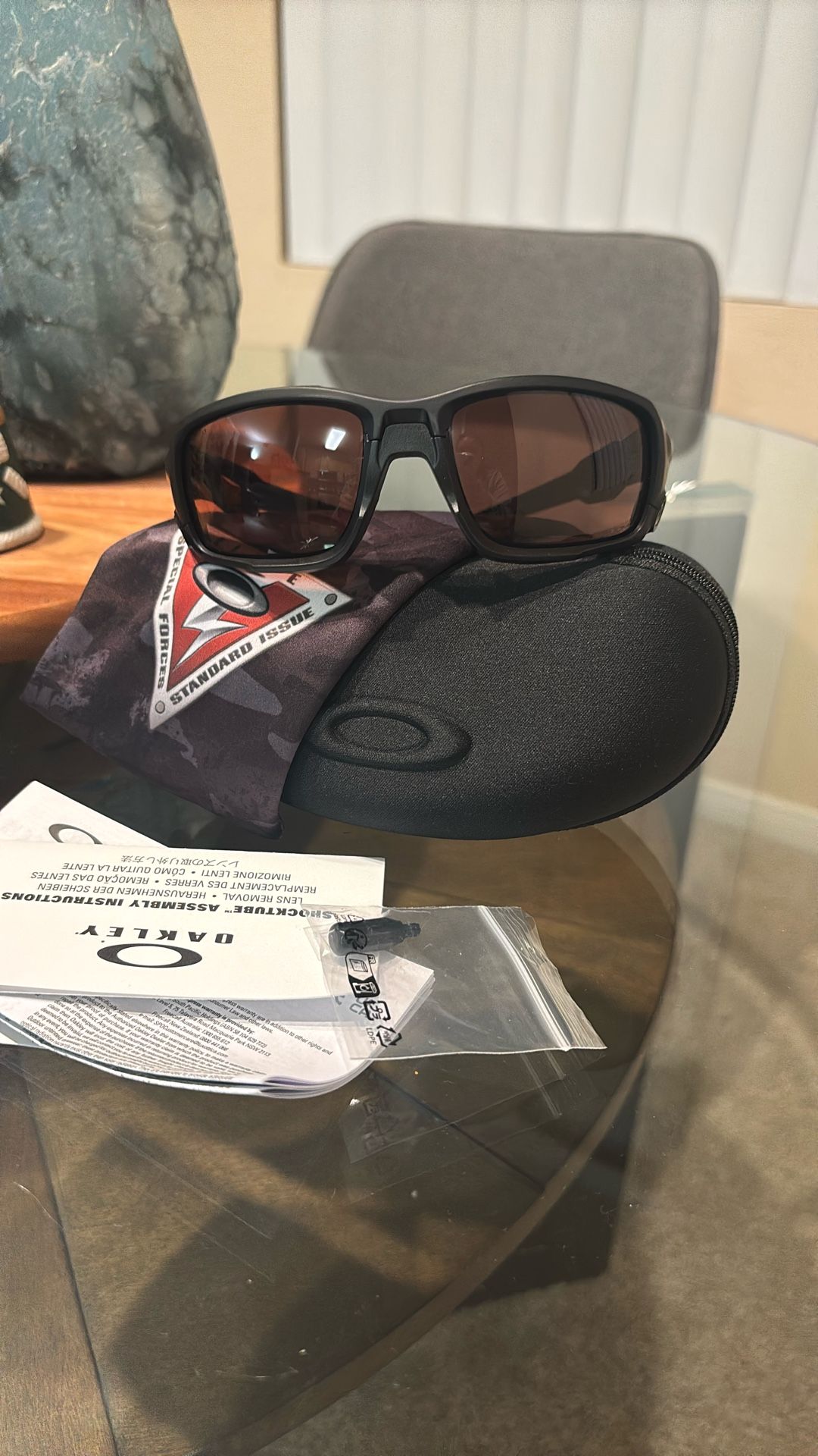 Oakley Shocktube Ballistic Safety Frame Sunglasses