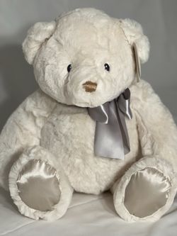 New GUND Edgehill Collection 20" Teddy Bear Stuffed Animal Plush Soft Ivory
