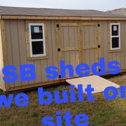 Salgado Sheds we built on site