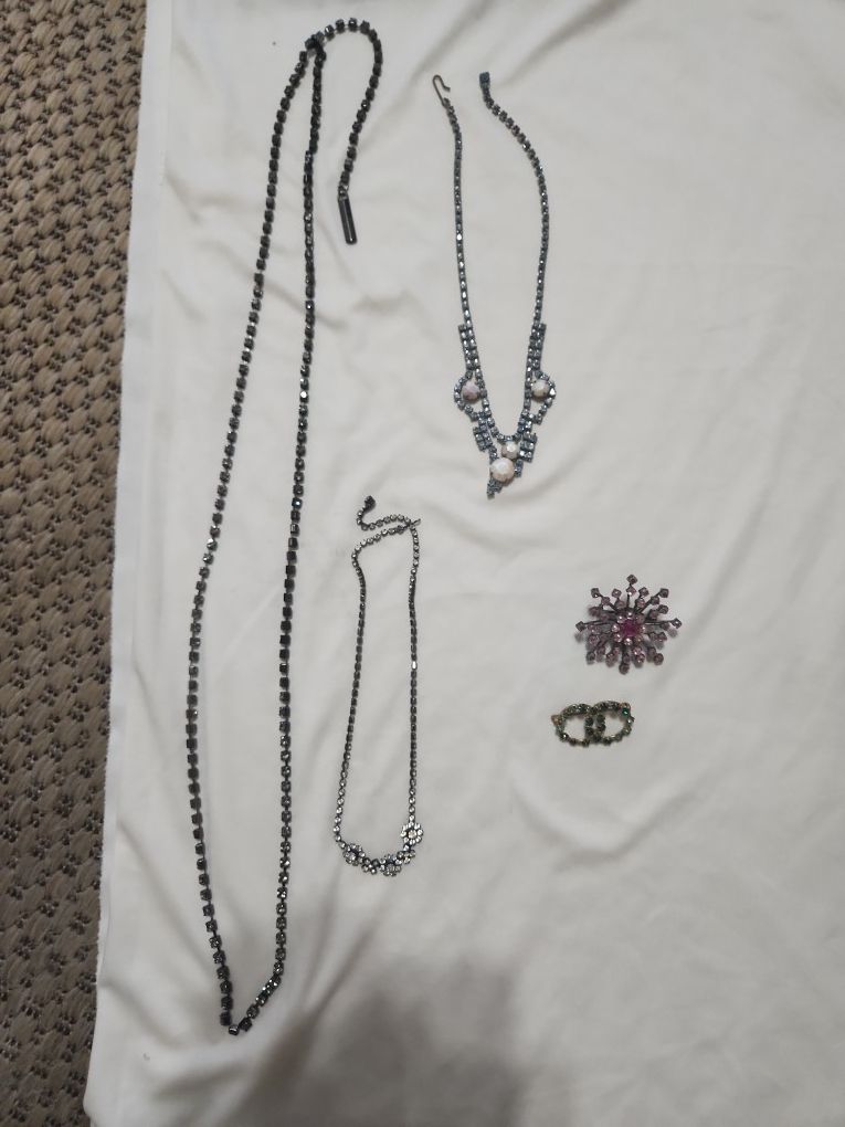 Vintage Crystal Jewelry $15 Each Or 2 For $25 or Best Offer