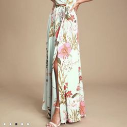 Womens Lulus Satin Dress