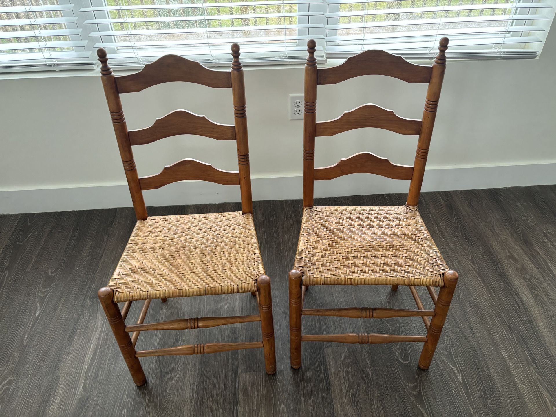 Antique Maple Ladderback Chairs