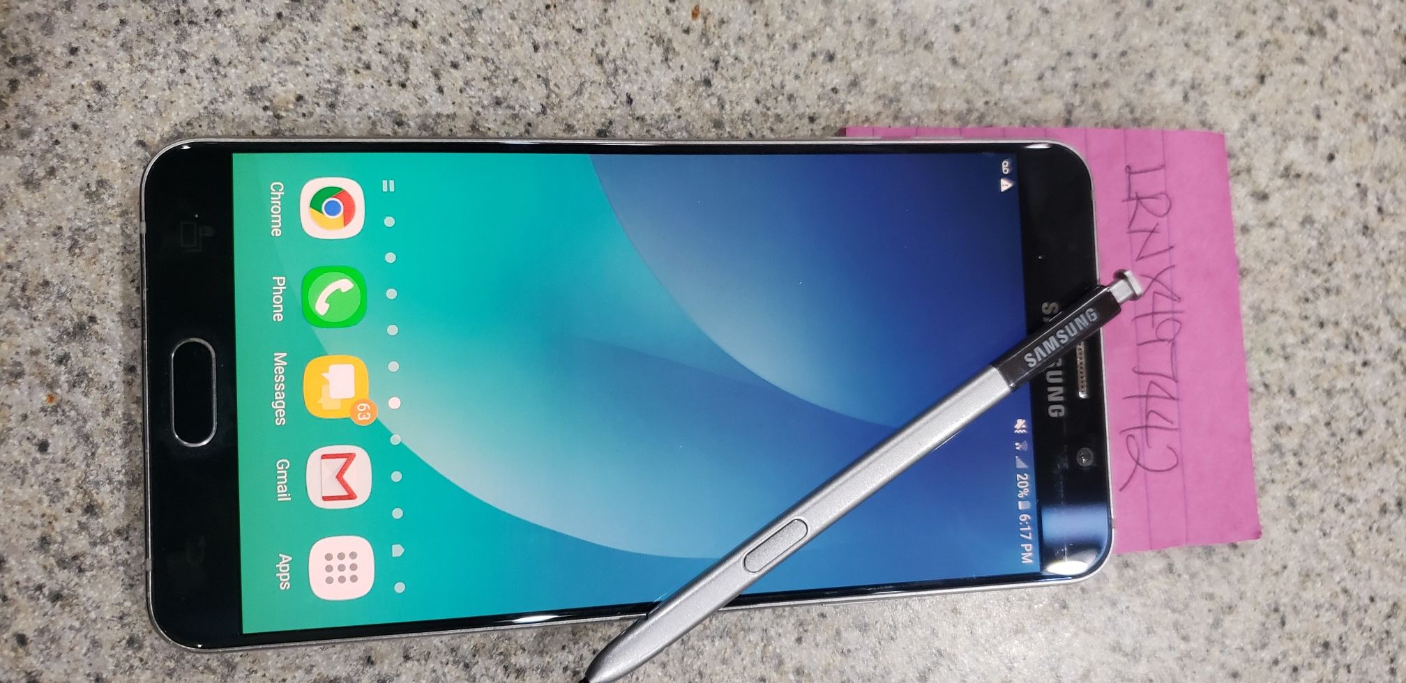 Unlocked AT&T Note 5 in Mint Condition
