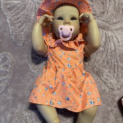 Brand new handpainted, reborn doll