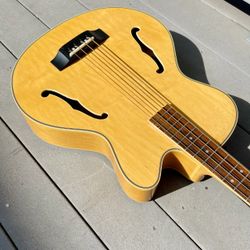 🇰🇷1992 Samick HFB-590 Artist Series Acoustic Electric Bass - MIK Korea