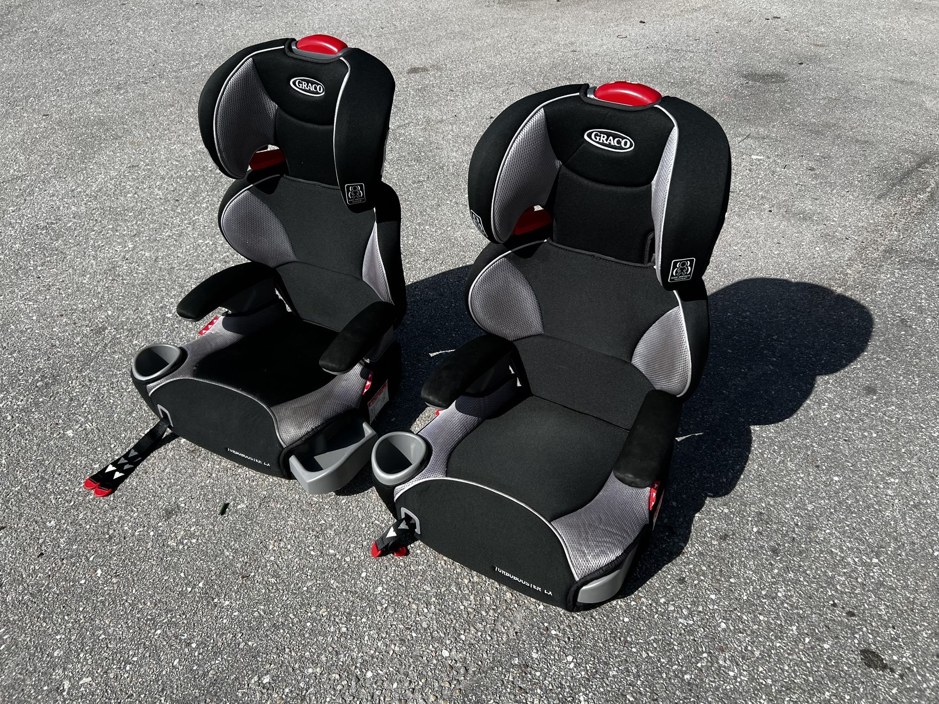 $30 each! Two Graco TurboBooster LX Highback Kid’s Booster Car Seats! Good condition!