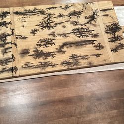 Decorative lichtenberg wood burning art Kitchen Cutting board 