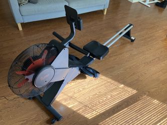 Sunny Health & Fitness Carbon Premium Air Magnetic Rowing Machine