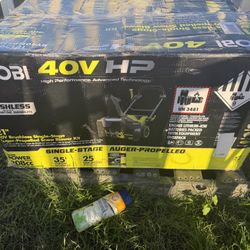 40V HP Brushless 21 in. Single-Stage Cordless Electric Auger Propelled Snow Blower with (2) 8.0 Ah B