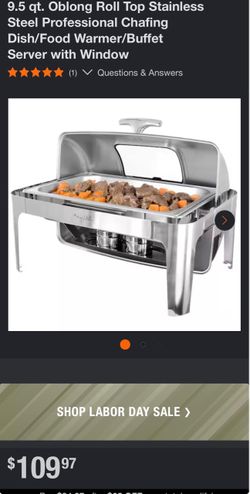 Mega chef - food warmer with cover