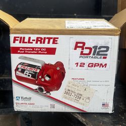 Fill Rite Portable Transfer Pump