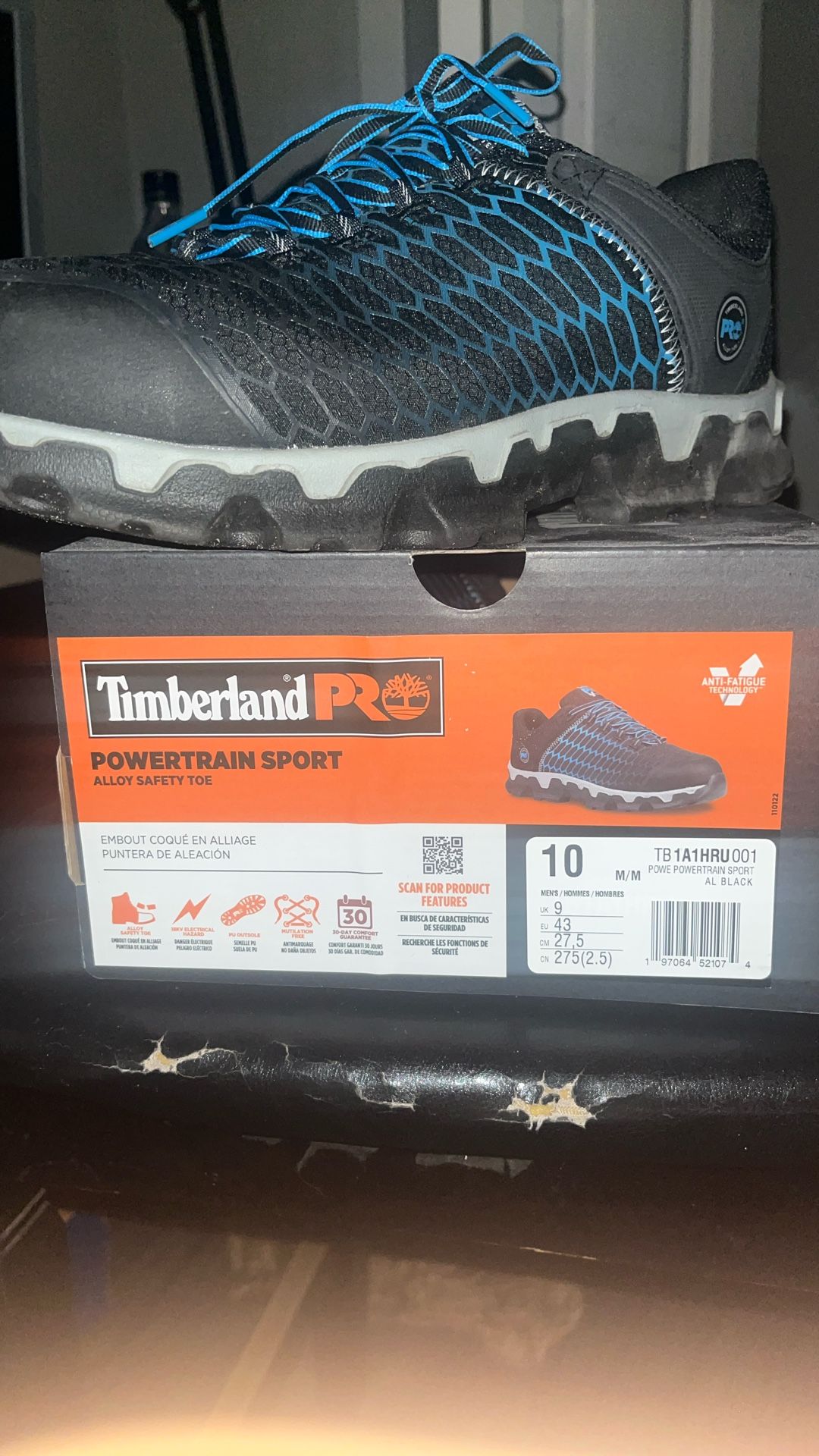 Timberland PRO Men's Powertrain Sport Alloy Safety Toe Industrial Work Shoe