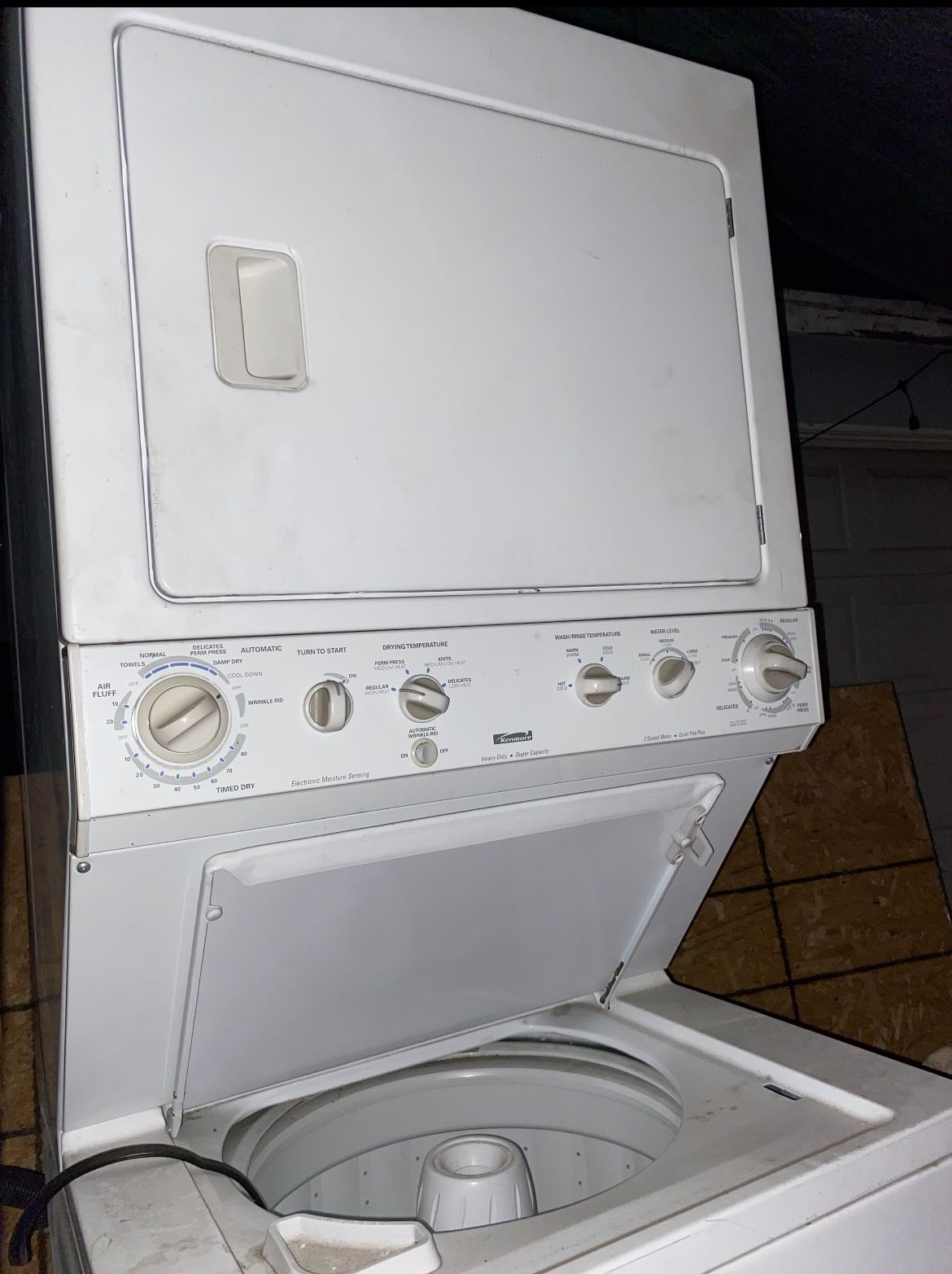 washer and dryer Kenmore