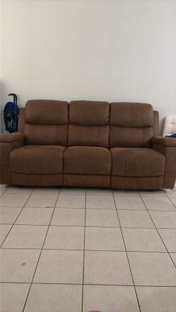 Way fair brown couch