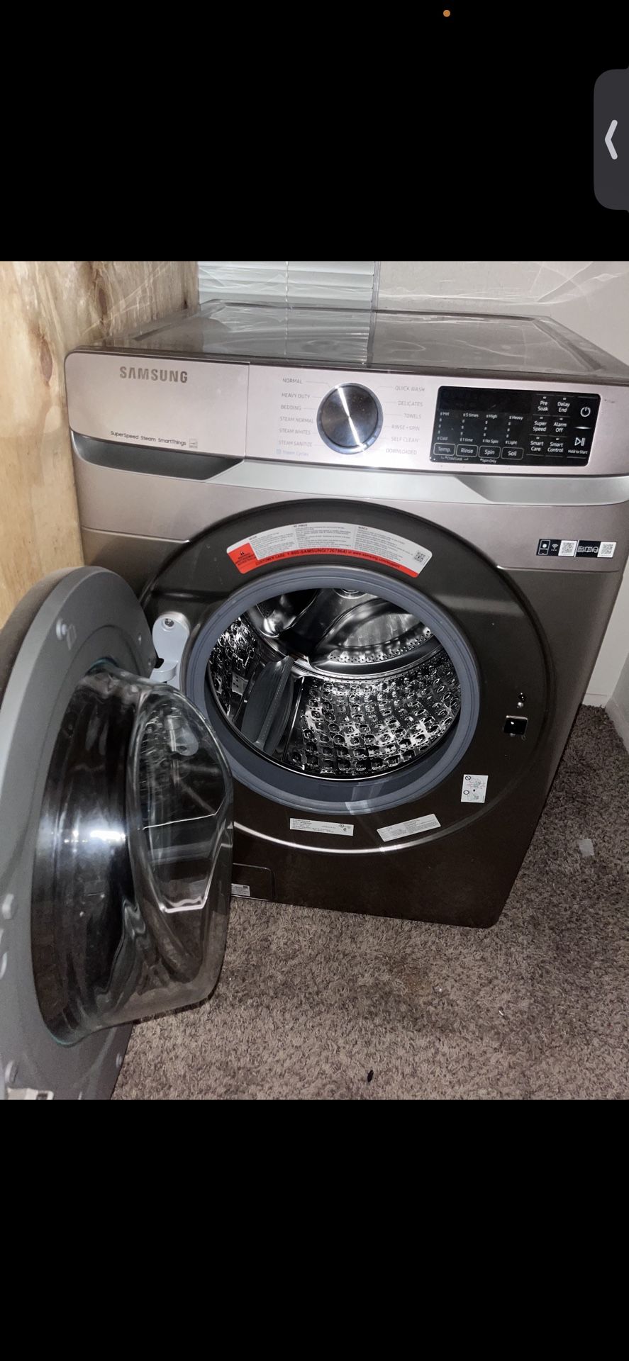 Samsung Dryer And A Washing Machine