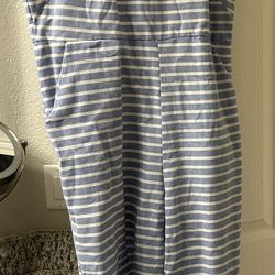 Striped jumpsuit