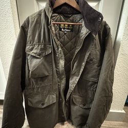 Barbour men’s waxed cotton jacket (Medium)