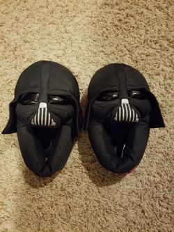 StarWars Darth Vader Slippers Sz 2 /3
